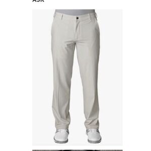 ADIDAS GOLF Ultimate 365 Regular Fit Talc Beige Pants Mens Sz 40x31. EUC